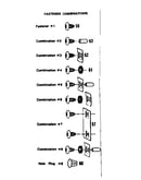 Fastener combinations