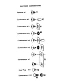 Fastener combinations