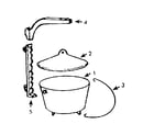 Kenmore 311841680 boston bean pot with crane hook diagram