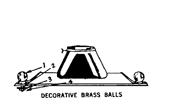 Decorative brass ball kit