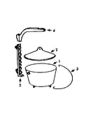 Boston bean pot with crane hook