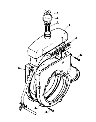 Fuel tank and fancase