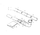 Craftsman PB-202 blowing pipe and tool diagram