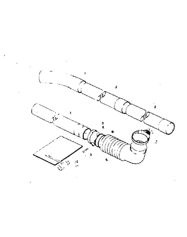 Blowing pipe and tool