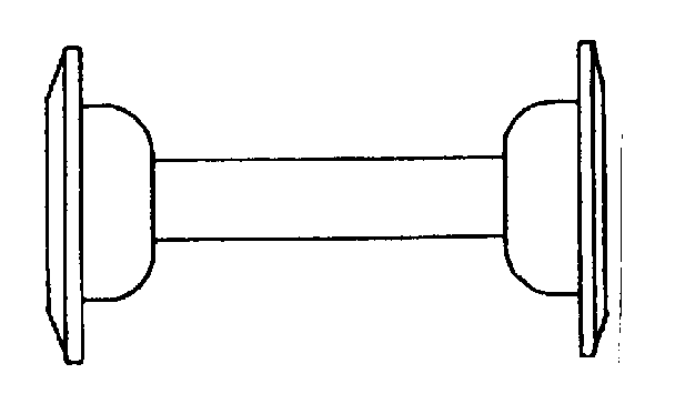 Hub shell (less axle set)