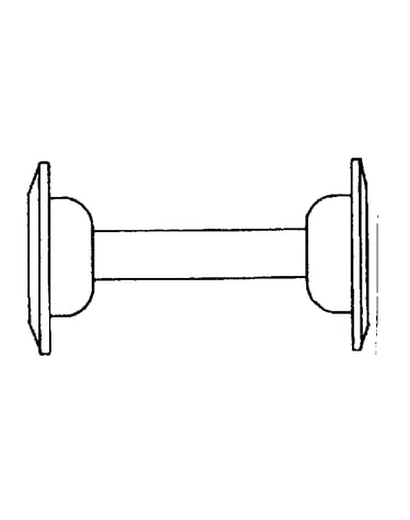 Hub shell (less axle set)