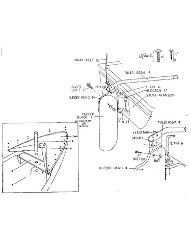 Rudder assembly
