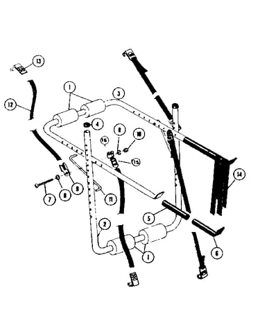 Auto trunk mount bicycle carrier