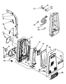 Handle and bag housing
