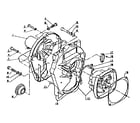 Kioritz SRM-202FA crankcase diagram