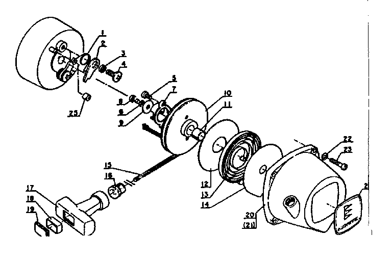 Recoil stater