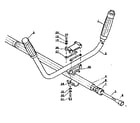 Kioritz SRM-202FA handle diagram