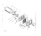 Kenmore 583409110 motor package assembly diagram
