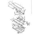 Craftsman 40414 fuel tank and upper shell assembly diagram