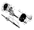 Craftsman 91760624 axle assembly diagram