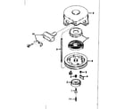 Tecumseh V60-70265H rewind starter diagram