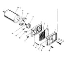 Kenmore 58340413 motor package assembly diagram