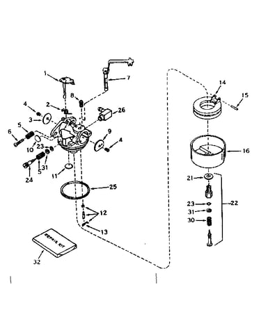 Carburetor no. 631921