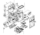 Kenmore 1066656120 cabinet parts diagram