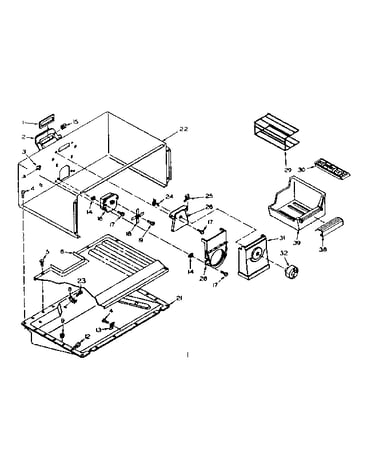 Freezer section parts
