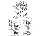 Kenmore 86039886080 nozzle and motor assembly diagram