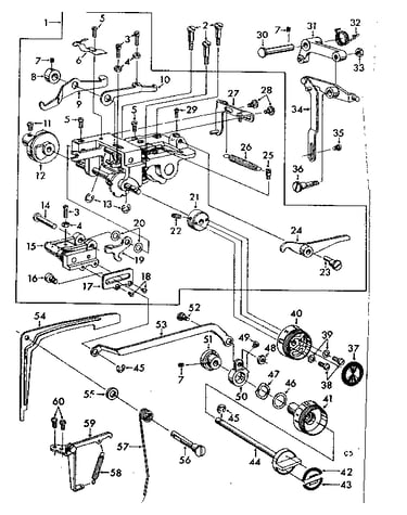 Zigzag mechanism assembly