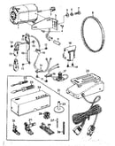 Motor and attachment parts
