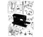 Kenmore 14811020 tension and shuttle assembly diagram