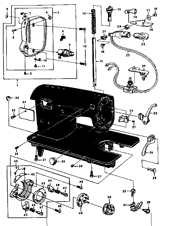 Tension and shuttle assembly