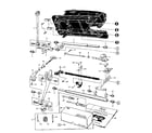 Kenmore 14811020 attachment and shaft parts diagram