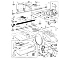 Kenmore 14811140 attachment/shuttle and motor parts diagram