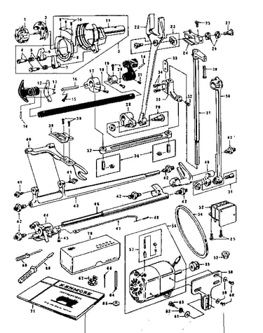 Attachment /shuttle and motor parts