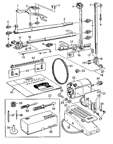 Attachment /shaft and motor parts