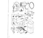 Kenmore 14812210 attachment and motor  parts diagram
