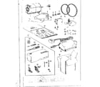Kenmore 14812220 attachment  and motor parts diagram