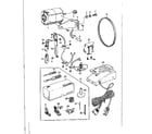 Kenmore 14812400 attachment and motor  parts diagram