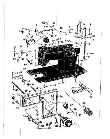 Tension dial and lift levers