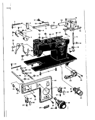 Tension dial and lift levers