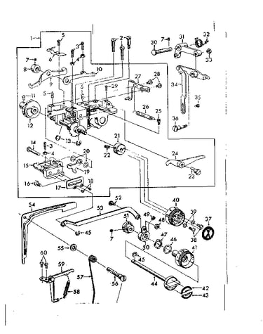 Zigzag mechanism assembly