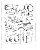Motor and attachment parts