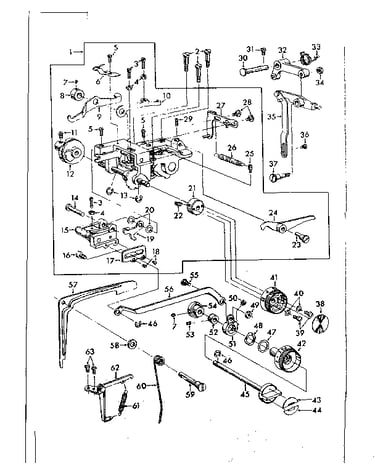 Zigzag mechanism assembly
