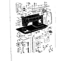 Kenmore 14814221 base assembly diagram