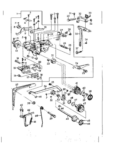 Zigzag mechanism assembly