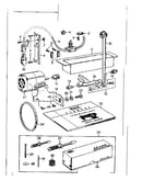Motor and attachment parts