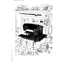 Kenmore 14811010 motor assembly diagram