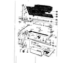 Kenmore 148296 attachment parts and shafts diagram