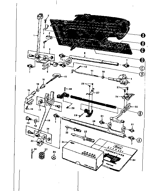 Attachment parts and shafts