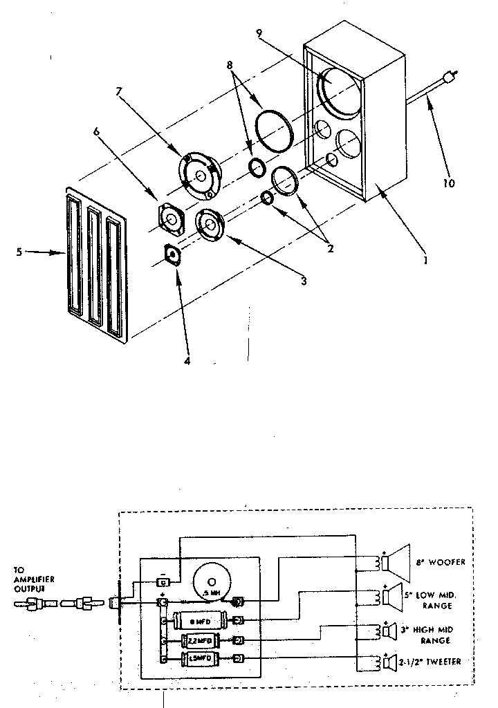 SPEAKER ASSEMBLY P/N 3099XC7