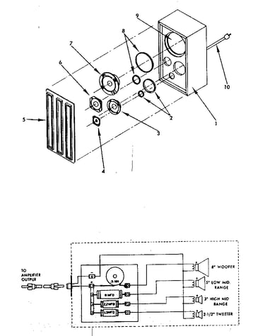 Speaker assembly p/n 3099xc7