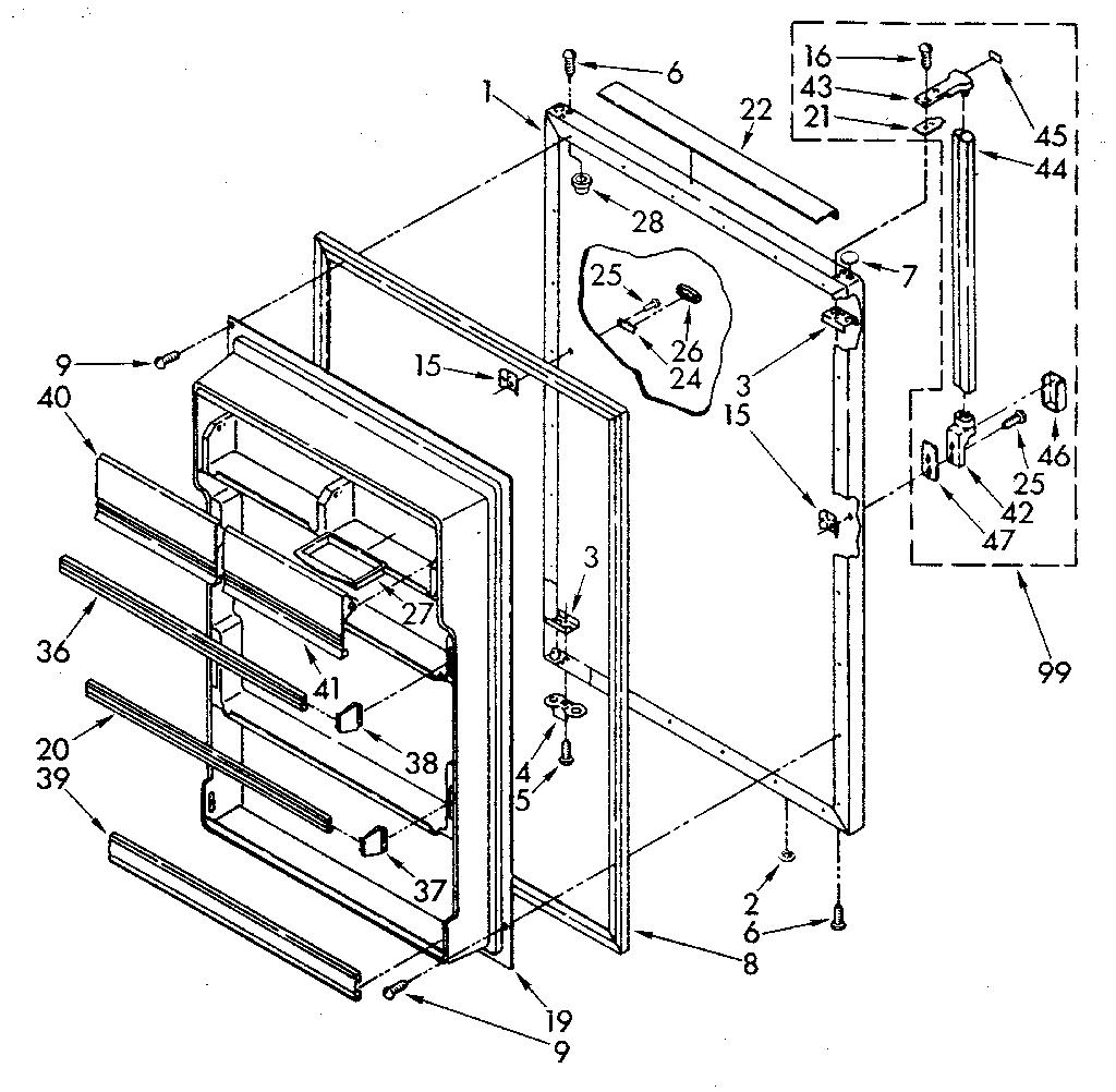 REFRIGERATOR DOOR